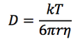 Stokes-Einstein equation