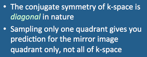 conjugate symmetry k-space