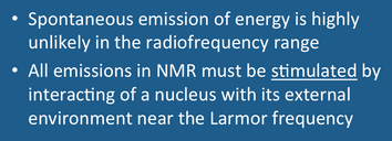 NMR stimulated emission